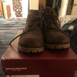 Wolverine Men's Cort Fashion Boot Nubuck Leather Distressed Boots Sz 10.5